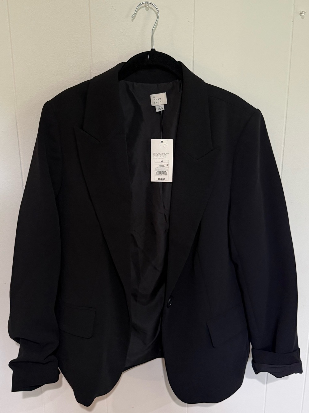 NWT. A New Day black blazer. Size medium